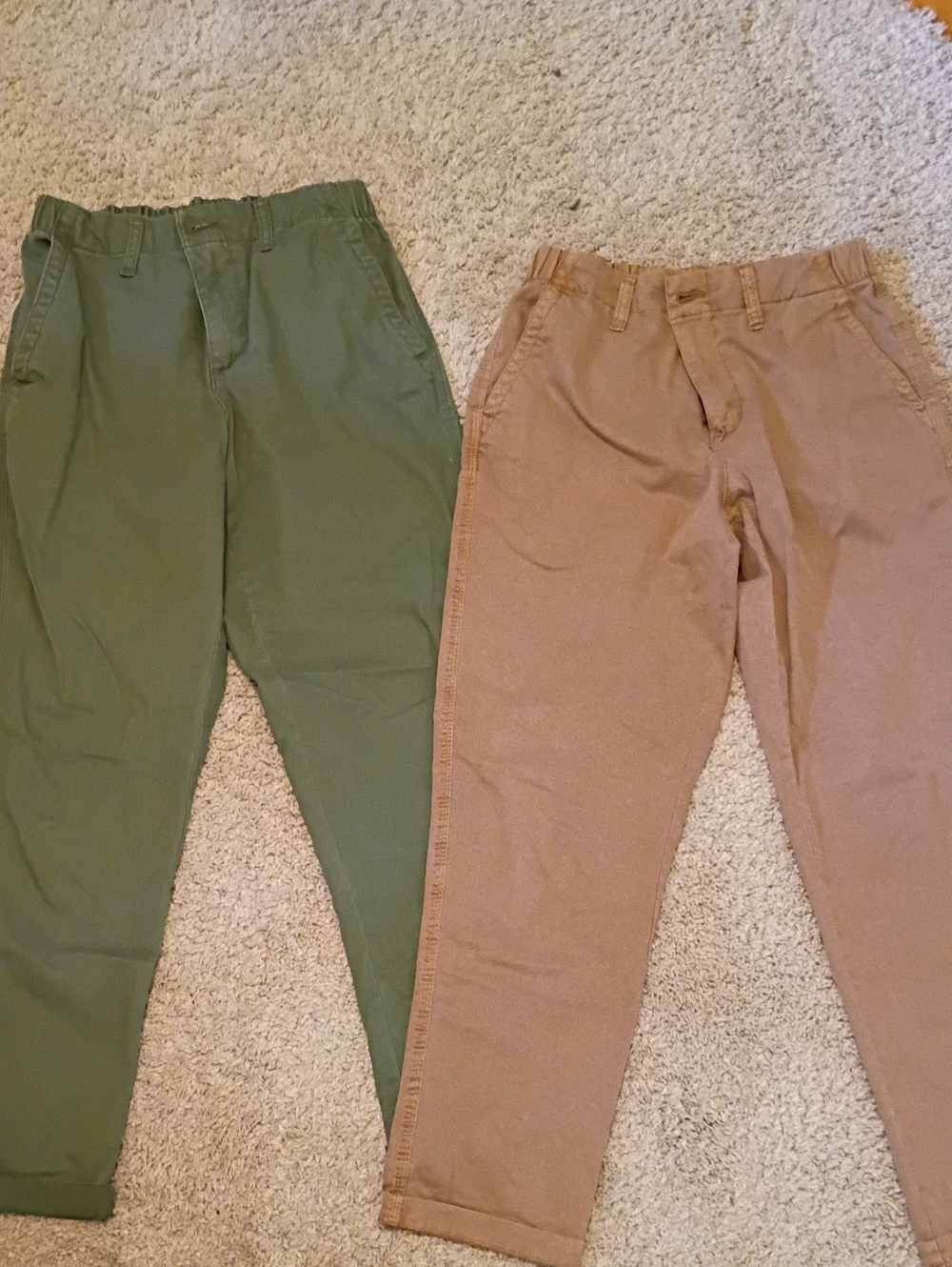 Old Navy Women's High-Waisted OGC Chino Pants (2 pairs)